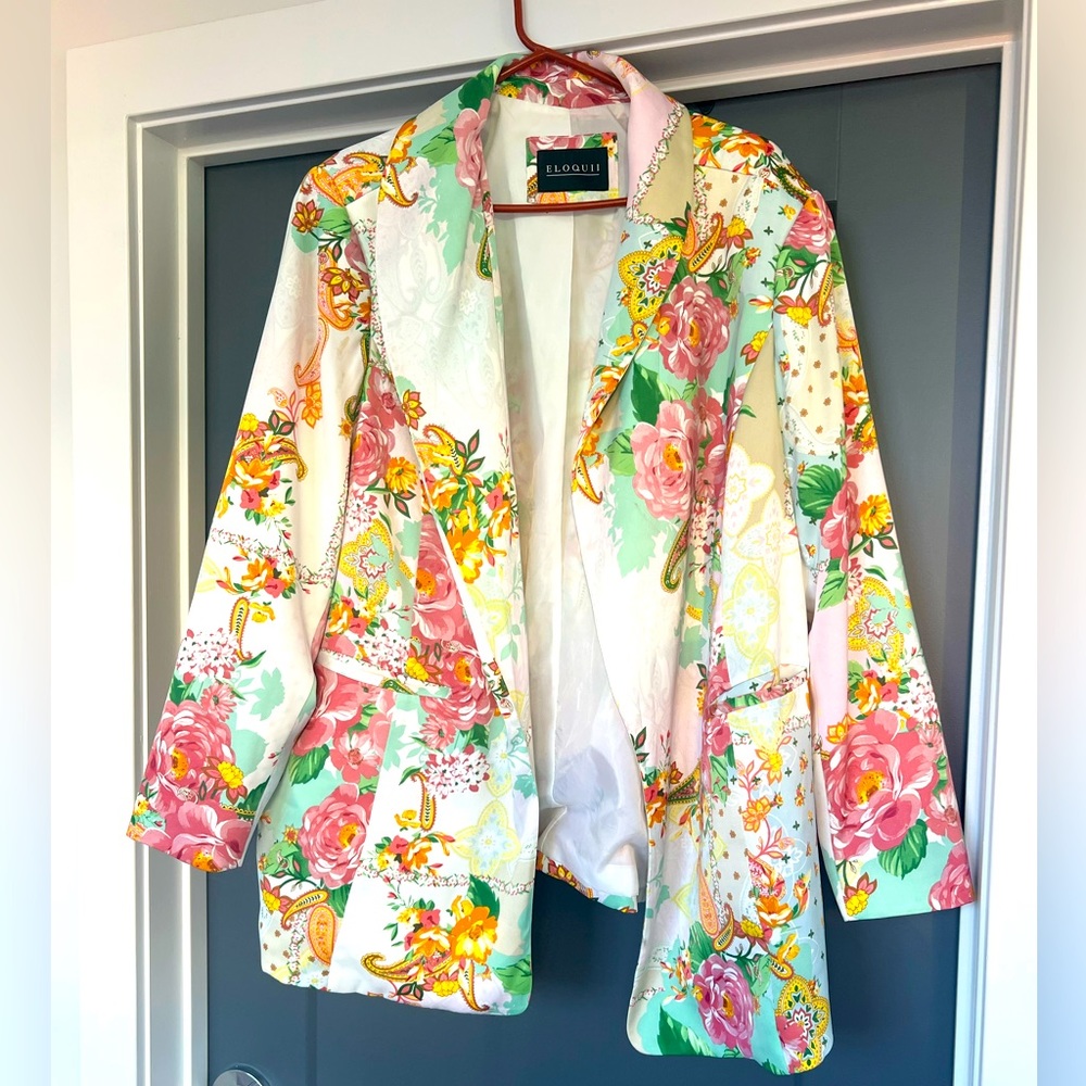 Satin Blazer and Short Set